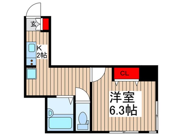 コスモプレイス東浦和の物件間取画像